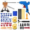 SYNJAUPO Kit Tirabolli per Carrozzeria Auto 70 Pezzi con 2 Ventose | Con Estrattore Dorato per Ammaccature, Set di Rimozione Delle Ammaccature per Auto, Superfici Metalliche & Levabolli Grandine