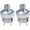 LKRXW 2 Pezzi Interruttore di Controllo Pressione Pompa Aria 110-140 PSI | Pressostato Valvola di Controllo Compressore d'aria 1/4 NPT Pressostati Compressori Dell'interruttore Automatico