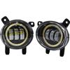 Pbqenxb Fari Fendinebbia Per BMW F20 F21 F22 F23 F30 F31 F32 F34 GT F35 LCI Fendinebbia LED Paraurti Anteriore Luci Guida DRL 12V 63177315559(With Angel Eyes)