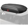 COSTWAY Box da Tetto per Auto XL, Baule Tetto Universale Rigido Impermeabile Super Resistente in Fibra Carbonio e Metallo, Portapacchi per Auto con Chiavi, Capacità 75 kg (169 x 80 x 36,5 cm)