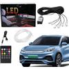 Generico Di Atmosfera Per Automobili Illuminazione Automobilistica Con Controllo Da | Fascia Luminosa LED Con Telecomando Wireless Per Auto Per Veicoli Come Rimorchio Camper Camion Berlina Pickup