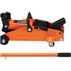 Maryse Cric Idraulico a Carrello Professionale 2 Ton - Sollevatore Compatto per Auto e Officina - Struttura in Acciaio Rinforzato, Valvola di Sicurezza e Ruote Girevoli - Altezza 135-385 mm