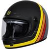 Generico CASCO INTEGRALE CUSTOM ORIGINE OMEGA SUMMIT NERO GIALLO GRIGIO OPACO M 57/58