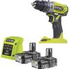 Ryobi TRAPANO AVVITATORE CON PERCUSSIONE +SMERIGLIATRICE MM115 18V 2B1,5A+1B4AH
