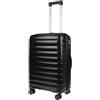 Christian Wippermann Valigia L 80L, robusta valigia rigida in ABS, misura L, 44 x 66 x 28 cm, leggera con serratura, 4 ruote, girevole a 360°, ideale per viaggiare, valigia a rotelle di medie