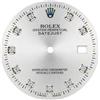 ROUHO Quadrante in Metallo Movimento 2824 Pezzo Riparazione Quadrante in Acciaio Inox 32.5mm Datario Modding Accessorio per Rolex Datejust