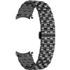 Kai Tian Premium Lucido Lucido 20mm 22mm Cinturino In Acciaio Inossidabile Argento Nero Conico Estremità Curva Braccialetto Per Le Donne Degli Uomini