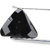 Surat*Diamond*City Diamante Naturale Trillion Taglio Asscher 0,20ct Nero