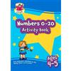 CGP Books Numbers 0-20 Activity Book for Ages 4-5 (Reception) (Tascabile)