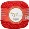 Anchor Freccia Spessore 6 4771006 - 00046 Filo Rosso all' Uncinetto, 100% Cotone
