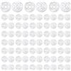 TOAOB THE ONE AND ONLY BABY TOAOB 120 Set Bottoni Automatici a Pressione in Plastica 7 mm Grandi Invisibile Cucito Bottoni per Cucire Fai da Te Vestiti Giacche Jeans Borse
