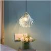 Generic Lampade a Sospensione a LED, lampadari, Mini Conchiglia costiera con Paralume in Vetro al Latte, Soggiorno, Cucina, Isola, Sala da Pranzo. Migliora Il Tuo Spazio con un'elegante l