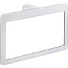 Gedy G-Kuala Lumpur, Porta Asciugamani ad Anello, Colore Cromo, Porta salviette Bagno Realizzato in Cromall, Ottone e Vetro, Garanzia 2 Anni, Misure 15 x 23 x 5 CM e Peso 0,49 kg, Design R&S