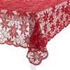 BMIDRUT Tovaglie vintage effetto pizzo lavorate all'uncinetto, in poliestere, stile centrino, rettangolari, tovaglie per matrimoni e feste, decorazione per il tavolo della cucina (152 x 305 cm)