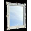 Artissimo Specchio da parete bianco oro barocco 90 x 70 cm Prunk specchio antico da parrucchiere, specchio da bagno antico 3057