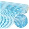 ANRO Tappetino da bagno in schiuma morbida, per doccia, WC, antiscivolo, 120 x 65 cm, colore: blu