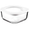 Guzzini - Kitchen Active Design, STORE&MORE GLASS, Contenitore Ermetico in Vetro per Frigo/Freezer/Microonde (M) - Trasparente, 16 x 16 x h7,6 cm | 965 cc - 11330111