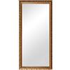 ITALIA CORNICI Maestri Artigiani Specchiera da Parete in Legno, Specchio con Cornice Barocca Intagliata Made in Italy, Appendibile Verticale o Orizzontale (Oro Antico, 140 x 50 cm)