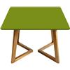 Morbuy Impermeabile Tovaglia Piazza con Bordo Elastico, Tinta Unita Copertura in Oxford per Tavolo da Cocktail, Antimacchia Topper Cap per Sala da Pranzo (verde,100x100cm)