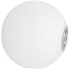 EKoKim Paralume Globo in Vetro Smerigliato Bianco Paralume in Vetro di Ricambio G9, Copertura Lampada a Sfera Rotonda Globo per Lampada da Parete a Sospensione, 12cm