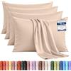 Utopia Bedding - Federe Set Di 4 Copricuscino - 50 x 75 cm - Beige