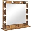 vidaXL Specchio da Vanità Legno Vecchio 60 x 55 x 18 cm Rettangolare