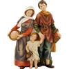 FADEDA Famiglia con bambino/altezza: 9 cm/dipinta a mano/personaggi fedeli ai dettagli, decorazione da tavolo di Natale accessori presepe