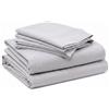 Intrecci Home Completo Lenzuola Matrimoniale, Set Lenzuola in Puro Cotone, Lenzuolo sopra 260x300cm + Lenzuolo sotto 180x200+30cm + 2 federe 52x82cm, Made in Italy, Elegante, Confortevole, Tinta Unita