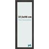 yd. Cornice 37.5x98 cm Nero Opaco - Cornice in MDF Bologna | Your Decoration, Vetro acrilico antiriflesso, Montaggio a parete, Adatta per foto, poster o puzzle, Made in Holland