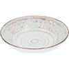 Brandani 55961 piatto fondo bianco Serendipity stoneware diametro cm 20