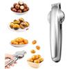 Ajuanbazha Taglia Castagne a Croce, Acciaio Inox Pinza per Castagne, Multifunzione Pela Castagne, Coltello Castagne per Castagne, Nocciole, Noci ed Altri