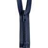Erlif Cerniera lampo in plastica divisibile, n. 10 (blu scuro, 65 cm)