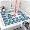 Pevfeciy Tappeto doccia antiscivolo 40x70 cm in Luffa con drenaggio Tappetino doccia antiscivolo PVC morbido e confortevole Tappeto antiscivolo doccia Alta permeabilità