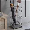 CKB LTD - Supporto per ombrelli in acciaio tradizionale con asta saldata - Rack da pavimento in metallo autoportante anche per bastoni da passeggio mobili da corridoio - realizzato in acciaio