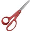 Fiskars Forbici per bambini, A partire da 8 anni, Per mancini | Lunghezza: 13 cm, Lama in acciaio inossidabile/Impugnature in plastica, Rosso, Classic, 1005169