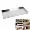 TRUNXUCL Vaschetta Inox Raccogli Liquidi, Vasca Raccolta Liquidi Anti Perdita | Vaschetta Sotto Lavatrice, Vaschetta Condensa Climatizzatore, Vasca Protezione Acqua(60x55cm/24x22in)