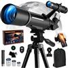 CoolifeX Telescopio Astronomico Professionale per Adulti e Bambini, 70/500mm