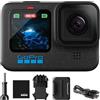 GoPro Hero12 Black E-Commerce - Action Camera impermeabile con video Ultra HD 5.3K60, foto da 27 MP, HDR, sensore di immagine da 1/1,9, live streaming, webcam, stabilizzazione (ricondizionata)