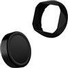 Generico Compatibile con paraluce nero Fujifilm GFX100RF | Design quadrato in metallo a baionetta, sostituisce il modello LH-GFXRF-IIB, viene fornito con cappuccio abbinato