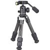 Generico Camera Tripod, Mini treppiede da tavolo in fibra di carbonio a 10 strati | Dimensioni compatte da tavolo, carico massimo 10 kg, compatibile con DSLR e DV(Standard)