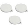 Generic Insta 360 Goultra - Copriobiettivo in silicone, accessori per pollice, protezione per fotocamera Insta 360 Go Ultra Lens Guard (grigio, 3 pezzi)