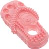 TOYANDONA Giocattolo da Masticare per Cani Cuccioli a Forma di Ciabatta Rosa in Tpr Resistente per Stimolare L'istinto di Masticazione e Rallentare L'alimentazione Uso Quotidiano
