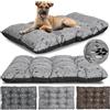 KING DOG Cuscino per Cani Taglia Grande Impermeabile, L 100 x 70 cm, Cuscino Cane in Tessuto Oxford, Tappeto Ideale per Cani, Materasso Letto per Cani, lavabile Grigio