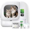 PETKIT PUROBOT MAX 3 Lettiera Gatto Autopulente, Ampio Ingresso, Spazio 76L, Doppio Sistema Deodorante, Design Anti-Perdite, xSecure Anti-Intrappolamento, Controllo App, Ideale per Famiglie Multigatto