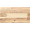 LKJephalotrop Scaffale sospeso da 60 x 20 x 4 cm, in legno di acacia massiccio, non trattato, per cucina e soggiorno, robusta mensola da parete per montaggio a parete