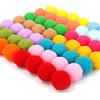 YiYaO Pompon Mini Pompon 100pcs 20mm Mini Pompon Pompon per la creazione di Artigianato, Forniture per Hobby e Decorazioni Creative Fai-da-Te (Multicolore)