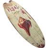 Healeved Cartello Marino retrò a Forma di Tavola da Surf in Legno | Decorazione Parete Mare, per Feste in Spiaggia e Ambienti Estivi, Resistente all'Usura