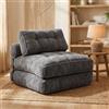 Fabulcozy Divano Letto Pieghevole 4 in 1 - Poltrona, Poltrona Convertibile, Divano Letto 1 Posto, Ideale per Piccolo Spazio, Soggiorno o Camera da Letto