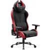 DIABLO Sedia Gaming Ergonomica in Tessuto Poltrona Gaming Reclinabile Sedia Gamer per PC Ufficio Studio con Braccioli 3D Supporto Lombare Poggiatesta Professionale 140 kg Bloody Mary
