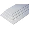 Livindo - Set da 2 ripiani bianchi 567 x 290 mm (lunghezza 56,7 cm x larghezza 29 cm), ripiano per 60 cm, taglio in truciolato con bordi, bordi in ABS e bordi in melammina